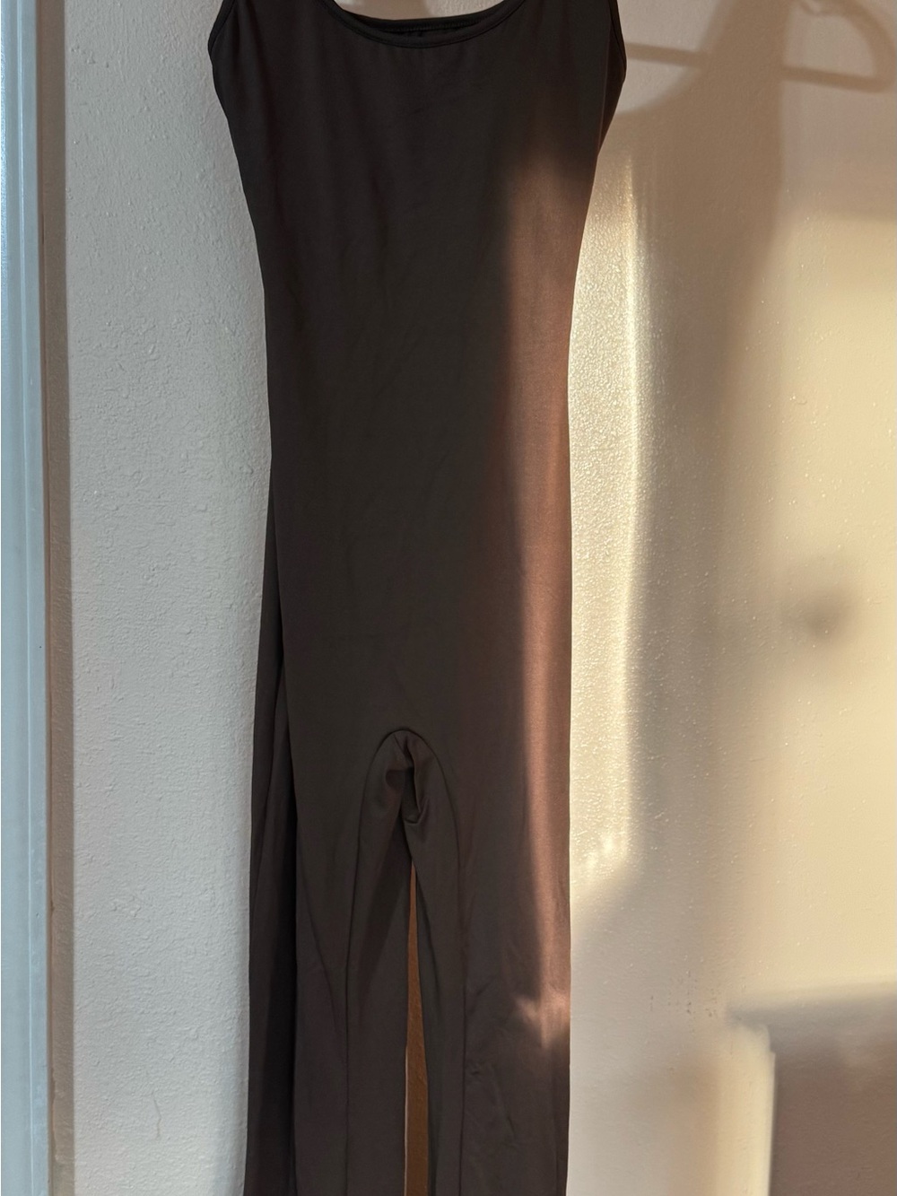 Sleek Sleeveless Brown Jumpsuit